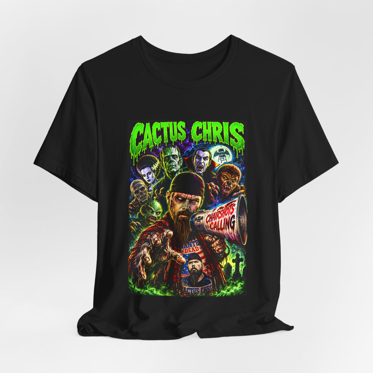 Cactus Chris: ChairShots Calling! T-shirt